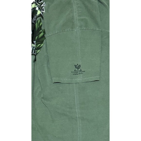 Y2K Vintage Crazy Shirts Hawaii UH Football Medium Graphic T-Shirt Ti Leaf Dye - Picture 6 of 7